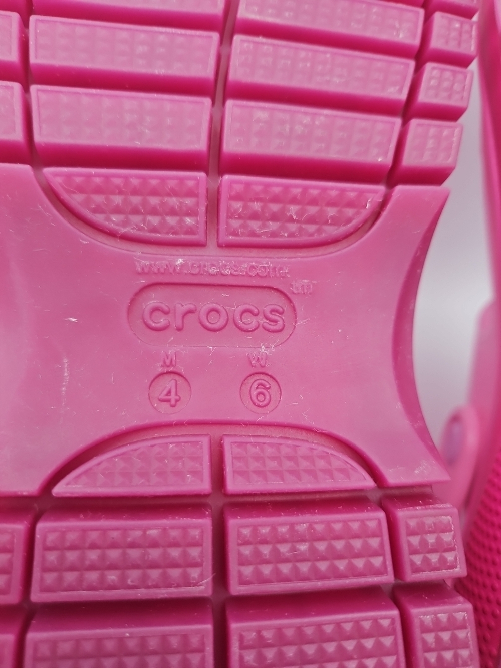 CROCS Pink Layered Platform Sandals - Picture 8 of 8